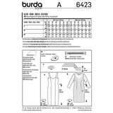 Burda Boss N ° 6423: Vestido de túnica