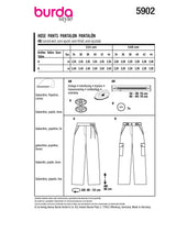 Burda boss n ° 5902: pants