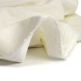 100% broken white washed linen