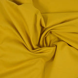 Gabardine polycoton sergé moutarde