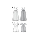 Burda Boss 6312 - Vestido Empire