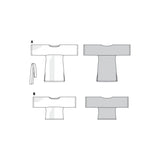 Burda Boss 6345 - Vestido de manga grande
