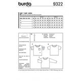 Burda boss 9322- Easy t-shirt