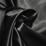 United black polyester satin
