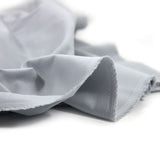 Gabardine polycoton sergé gris clair