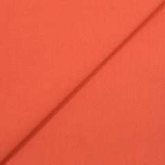 Coton uni corail