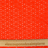 Broderie anglaise Konohana rouge