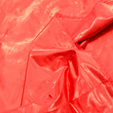 Poliéster de lamé rojo
