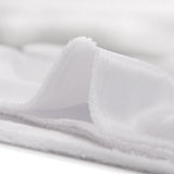 Crêpe satin polyester blanc