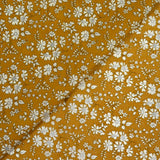 Coton liberty ® Capel jaune moutarde au mètre