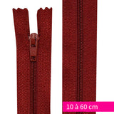 Cierre de nylon no separable de 10 a 60 cm Beaujolais