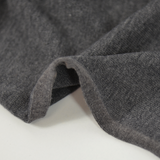Maille polyviscose fine gris foncé