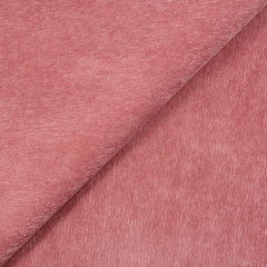 Velours polyester côtelé vieux rose