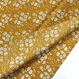 Coton liberty ® Capel jaune moutarde au mètre