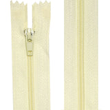 Cierre de nylon no separable de 10 a 60 cm ECRU