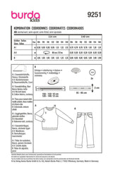 Burda child boss n ° 9251: set