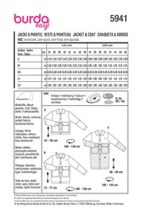 Burda Boss N ° 5941: Chaqueta y abrigo